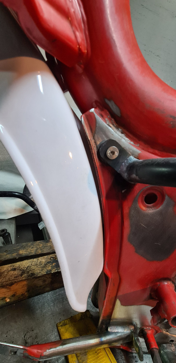 Flanc Moteur Malaguti Fifty HF 88/89 - Blanc, D'occasion En état Fonctionnel